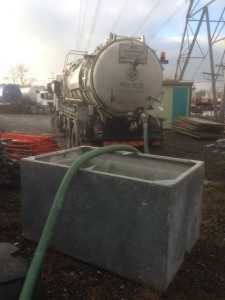 DRAIN WORK AT JOE POLE STORAGE IN BARNSLEY - Image 1